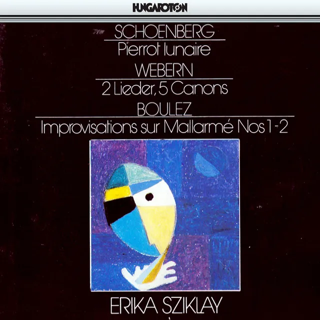 Pierrot Lunaire, Op. 21: Part 1: I. Mondestrunken. II. Colombine. III. Der Dandy. IV. Eine blasse Wascherin. V. Valse de Chopin. VI. Madonna. VII. Der kranke Mond