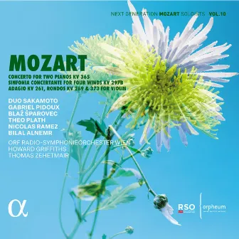 Mozart: Concerto for Two Pianos KV 365, Sinfonia concertante for Four Winds KV 279B, Adagio KV 261, Rondos KV 269 & 373 for Violin by Theo Plath