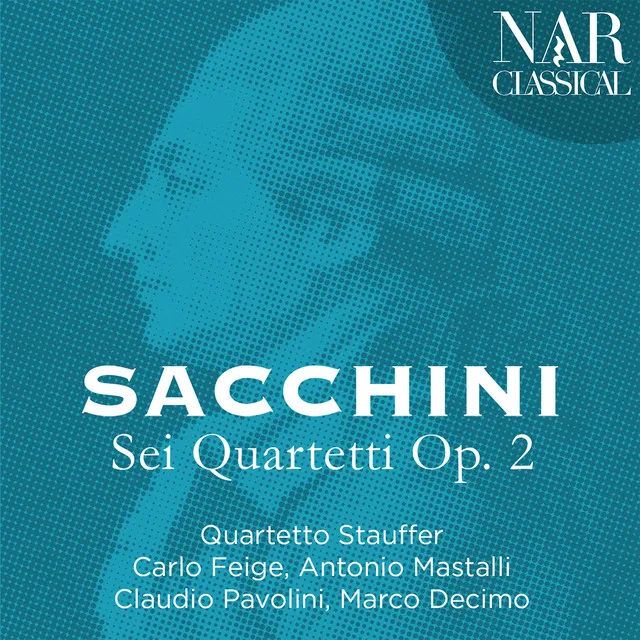 Sacchini: Sei Quartetti, Op. 2