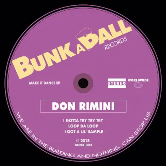 Make It Dance EP by Don Rimini