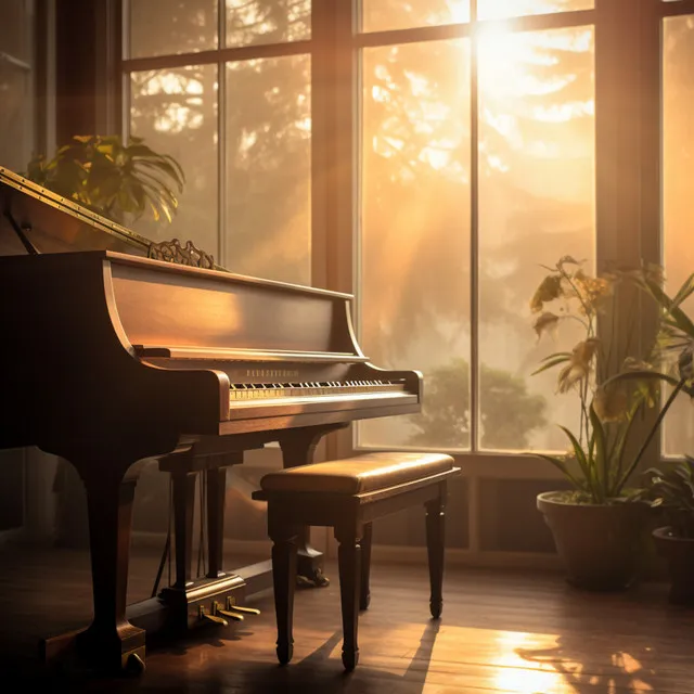 Canción Elegante Del Amanecer Del Piano