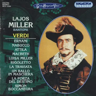 Miller, Lajos: Verdi Arias by Ferenc Nagy