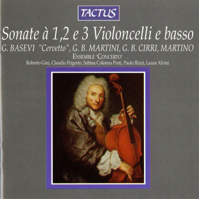 Sonate à 1, 2, e 3 Violoncelli e basso