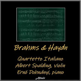 Brahms & Haydn by Erno Dohnanyi