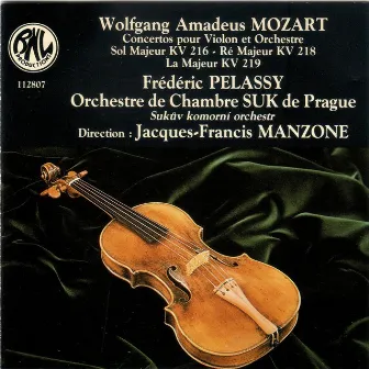 Mozart: Concertos pour violon et orchestre by Jacques-Francis Manzone