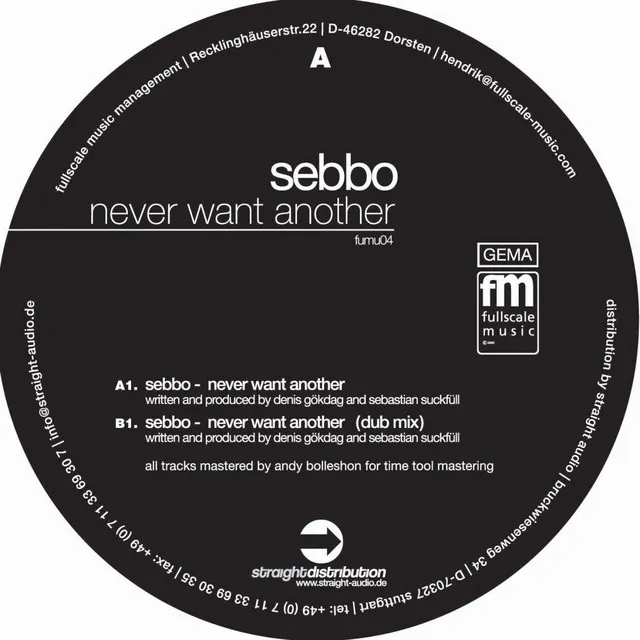 Never Want Another - Original