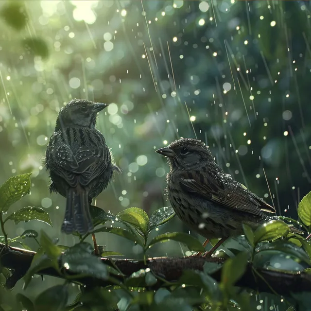 Soothing Rain with Avian Accompaniment