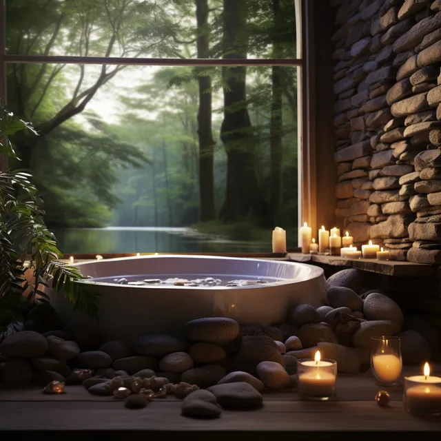 Streams Caress: Spa Water Melodies