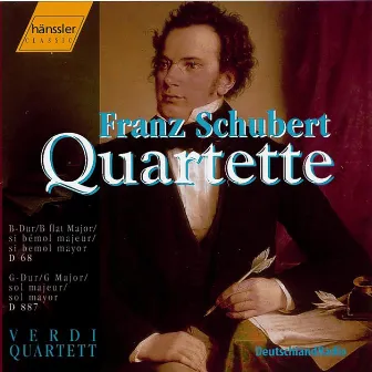 Schubert: String Quartet No. 15 in G Major, D. 887 - String Quartet No. 5 in B-Flat Major, D. 68 by Unknown Artist