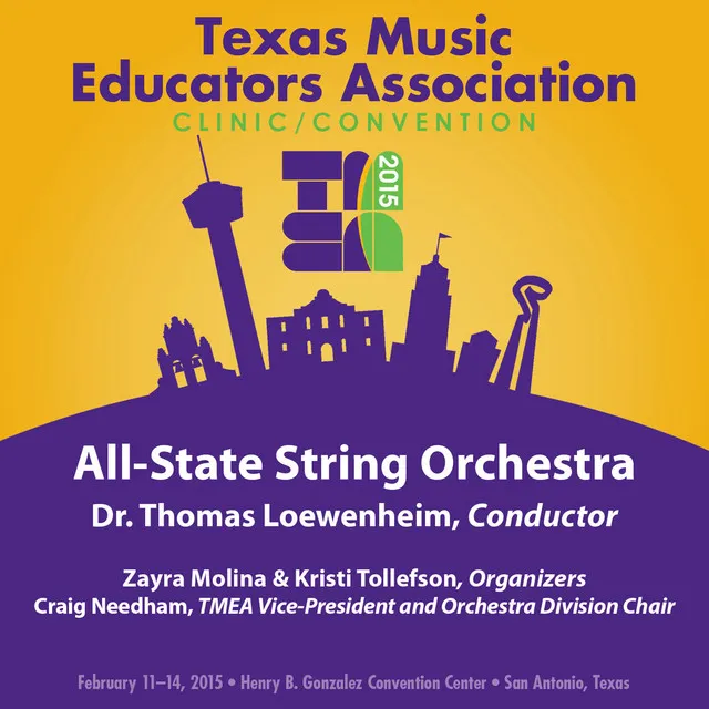 2015 Texas Music Educators Association (TMEA): All-State String Orchestra [Live]