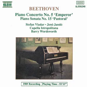 BEETHOVEN: Piano Concerto No. 5 / Piano Sonata No. 15 by Stefan Vladar