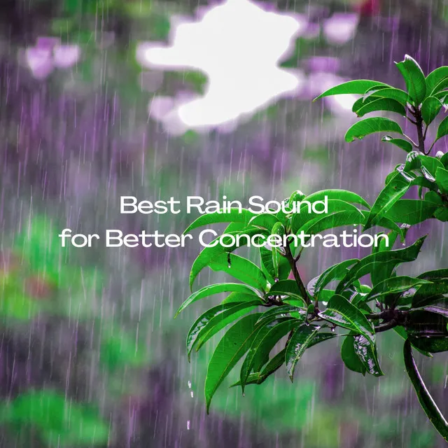 Rain Sound for an Improved Concentration