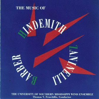 The Music of Hindemith, Zaninelli, and Barber by The University of Southern Mississippi Wind Ensemble