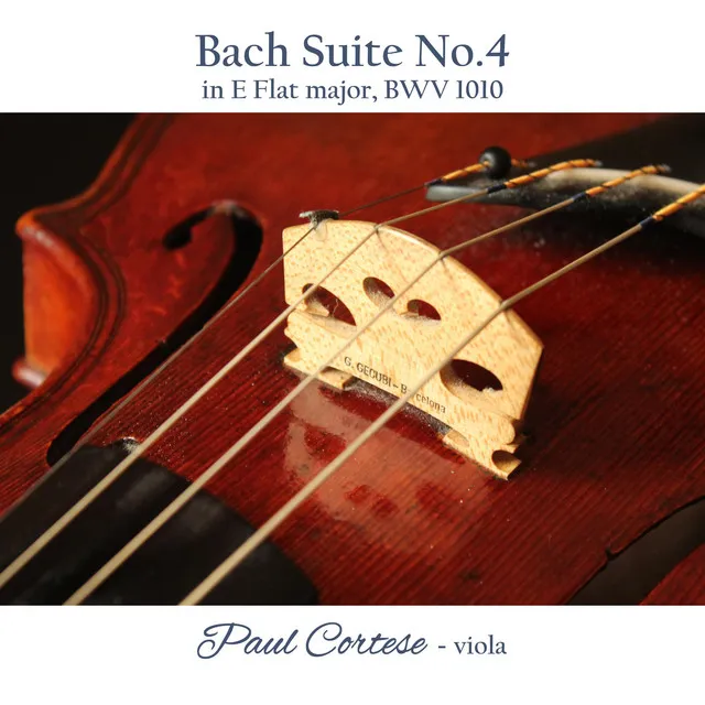 Bach Suite No. 4 in E Flat major