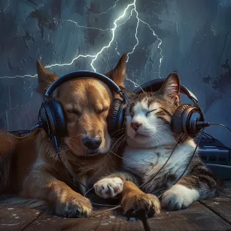 Thunder Companions: Soothing Music for Pets by Petit Rain