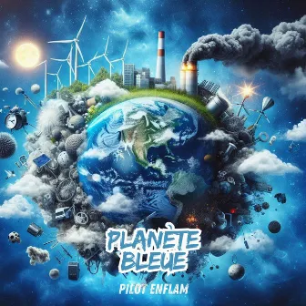 Planète bleue by Pilot Enflam