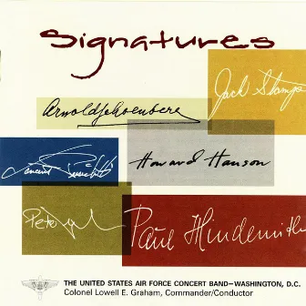 Signatures by US Air Force Concert Band