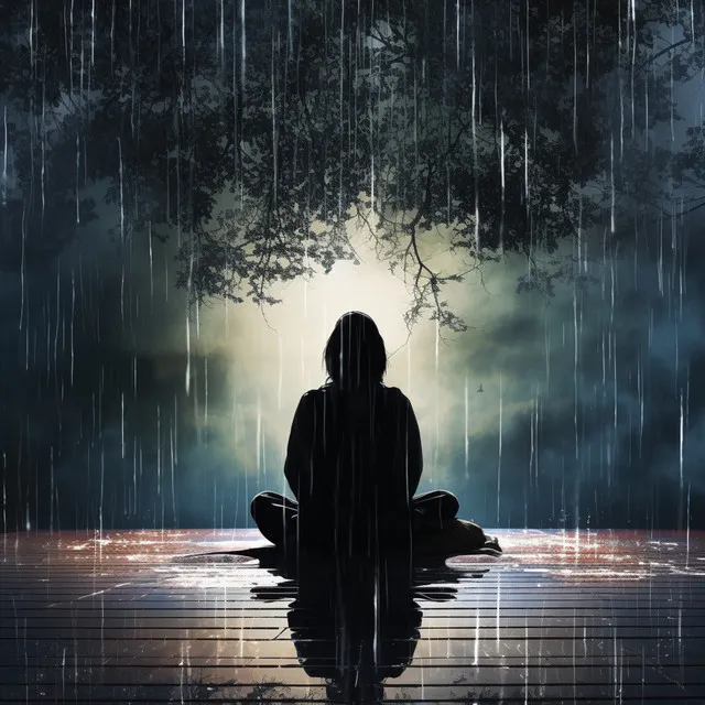 Rains Mindful Calm: Meditation Amidst Showers