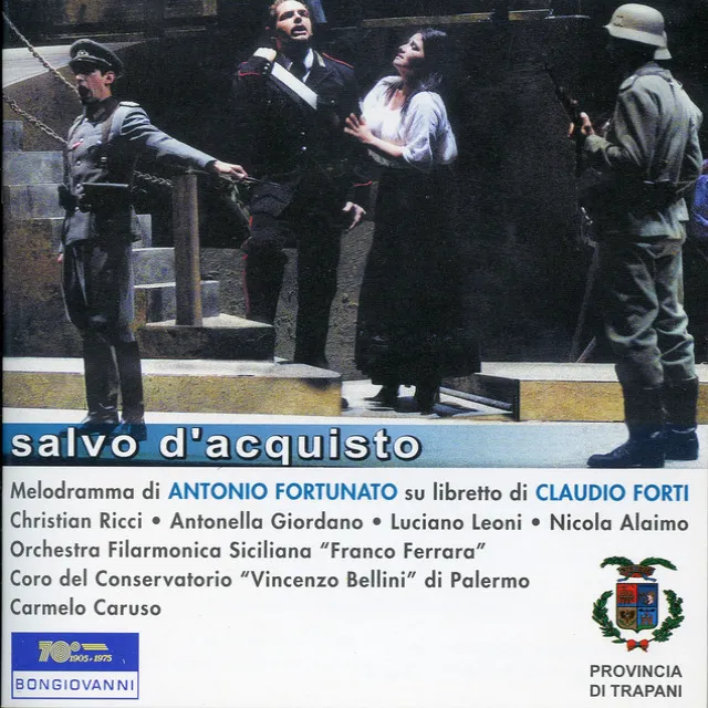 Salvo d'acquisto, Scene 2: I Tedeschi! I Tedeschi! Vengono lui! (Boys, Man, Woman, Chorus, German Commander, Salvo, Maria)