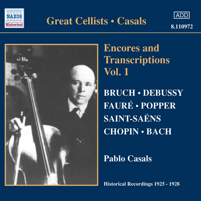 Chanson villageois, Op. 62, No. 2 (Arr. P. Casals)