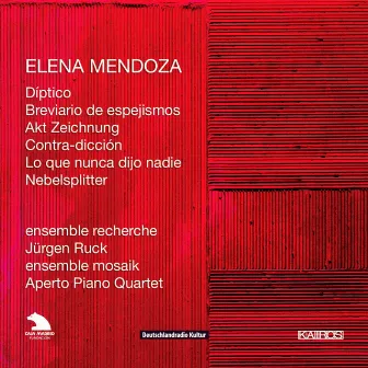 Elena Mendoza: Works for Ensemble by Aperto Piano Quartet