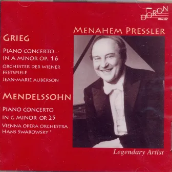 Menahem Pressler: Grieg & Mendelssohn by Jean-Marie Auberson