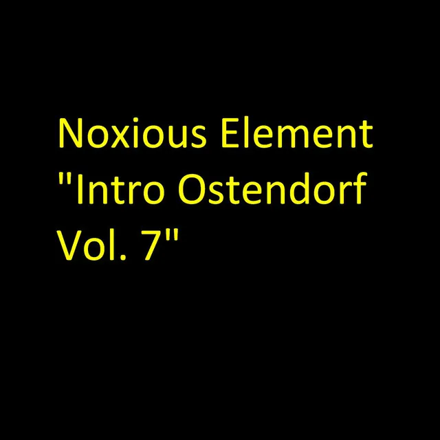 Intro Ostendorf, Vol. 7