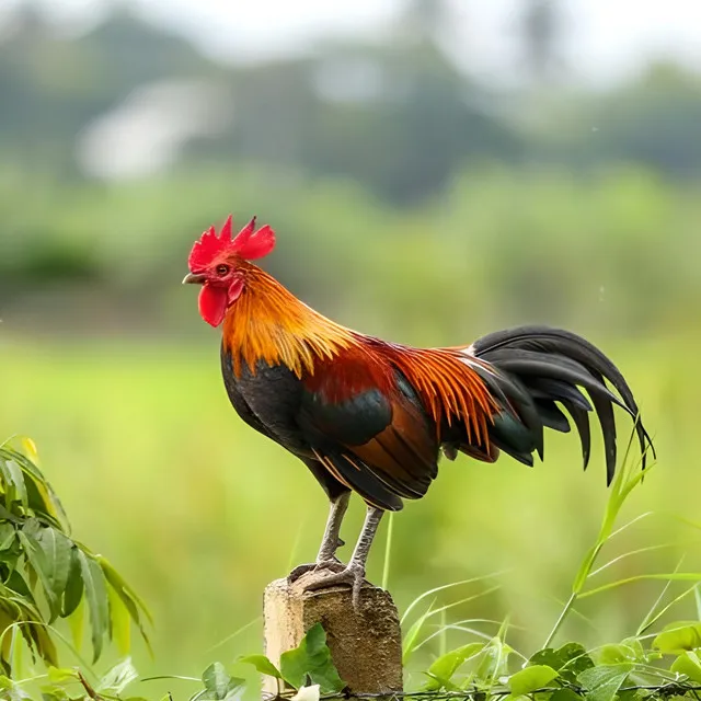 Suara Ayam Berkokok Menjelang Pagi