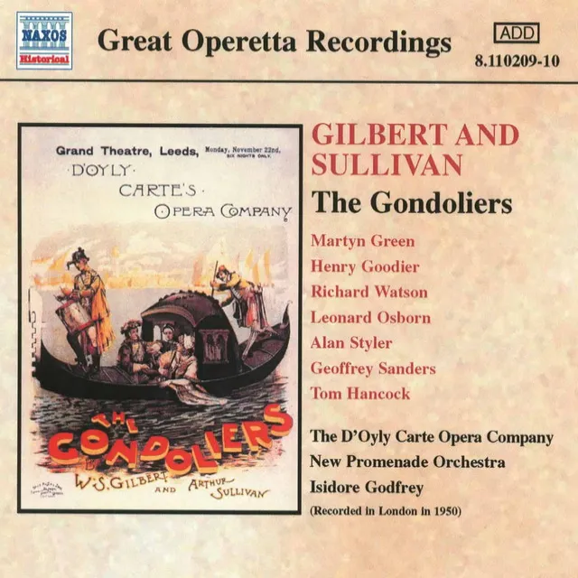 The Gondoliers, Act I: And now to choose our brides (Marco, Giuseppe, Tessa, Gianetta, Chorus)