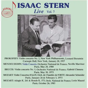 Isaac Stern Live, Vol. 7 by Gabriel Chmura