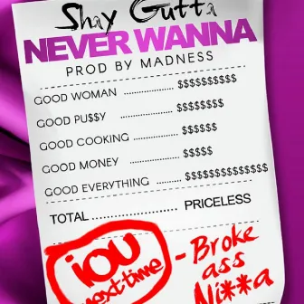 Never Wanna by Shay Gutta