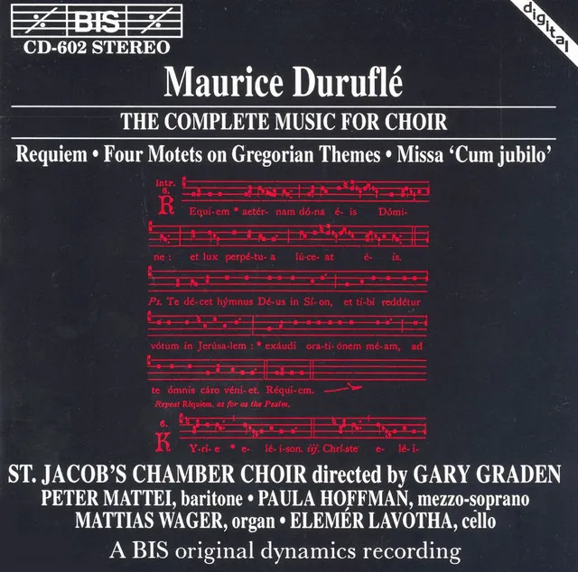 Durufle: Complete Music for Choir