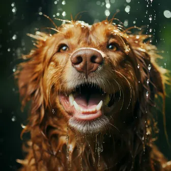 Sinfonía De La Lluvia Serena Para El Perro: Música Para Aliviar El Estrés by Restauraciones calmantes