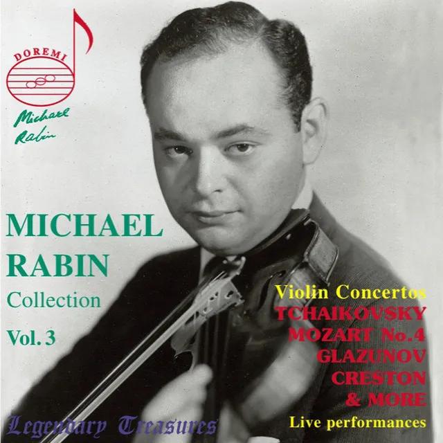 Violin Concerto in A Minor, Op. 82 (Live)