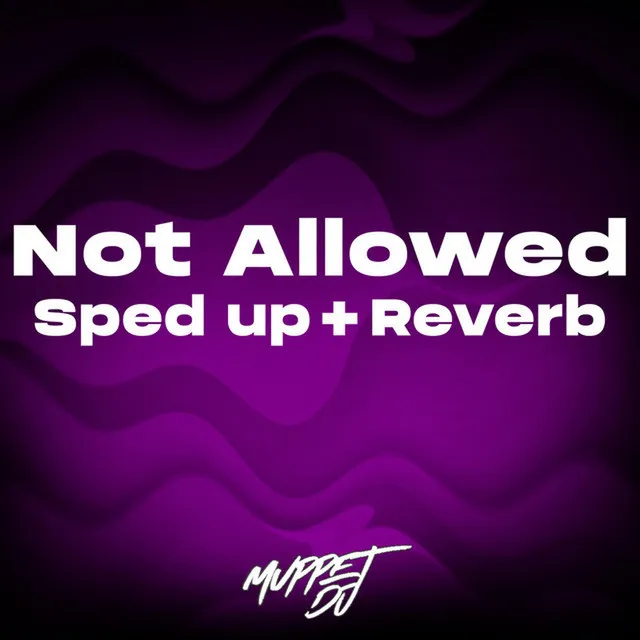 Not Allowed (Sped Up + Reverb) - Remix