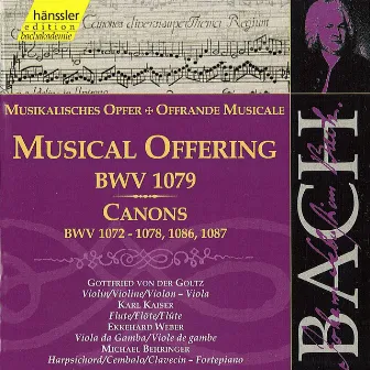 Bach, J.S.: Musical Offering, Bwv 1079 by Michael Behringer