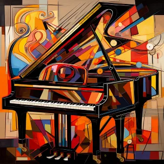 Jazz Piano Reverberations: Echoes of Time by Unknown Artist