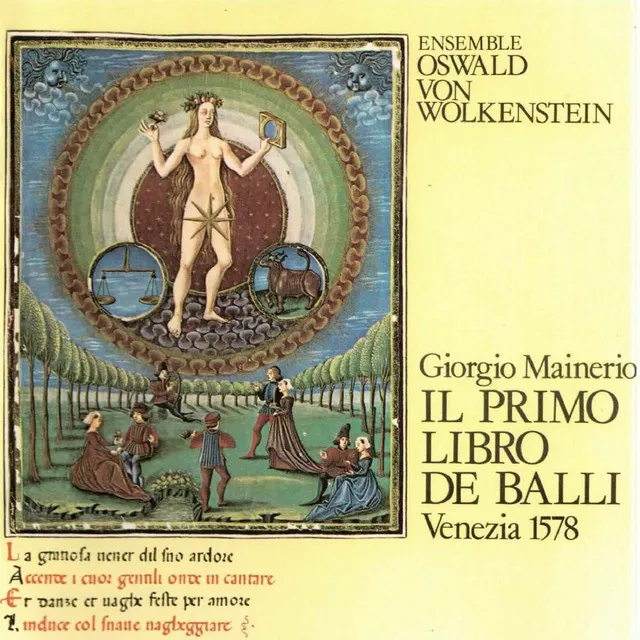 Giorgio Mainerio: Il primo libro de balli (Venezia 1578)