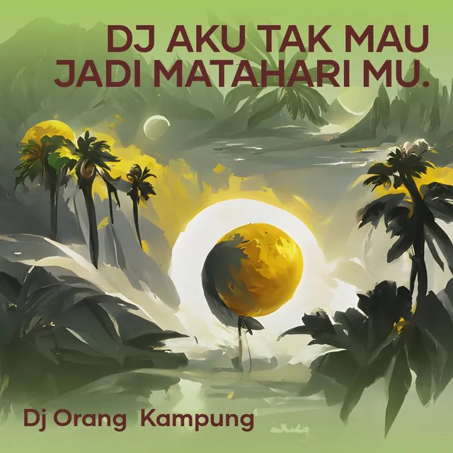 Dj Aku Tak Mau Jadi Matahari Mu.