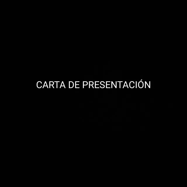 Carta de Presentación