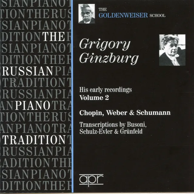 The Russian Piano Tradition: Ginzburg's Early Recordings, Vol. 2