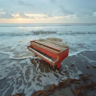 Música De Piano: Ecos De Olas Eufóricas by Relajante piano hombre