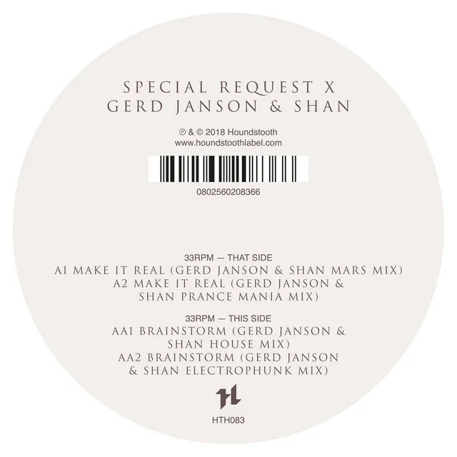 Special Request X Gerd Janson & Shan