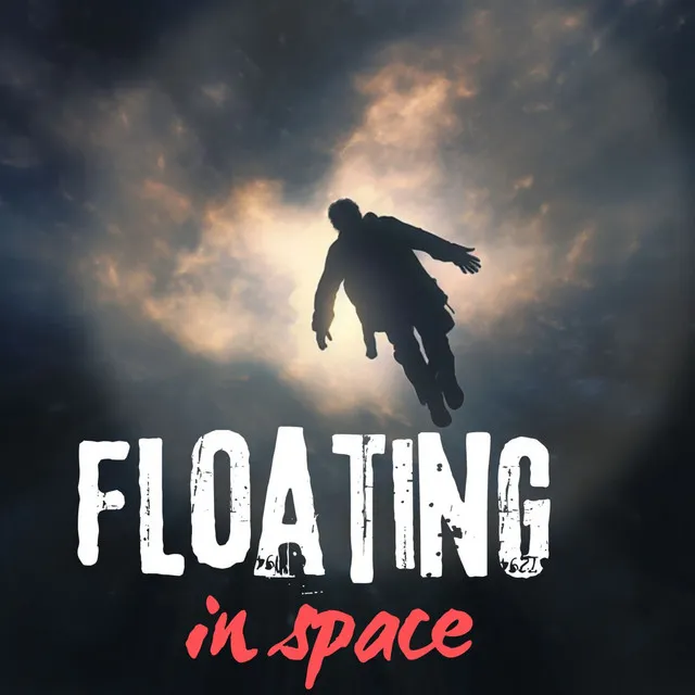 floating in space