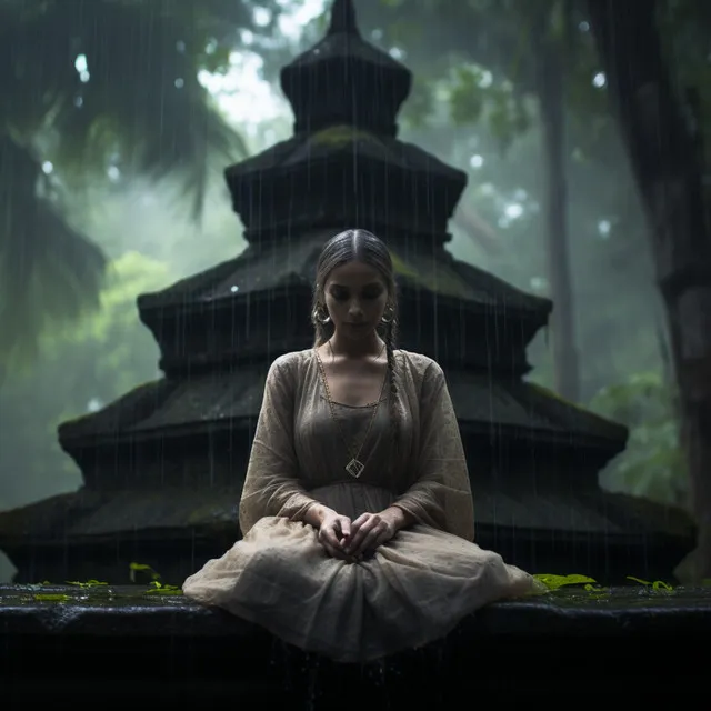 Armonía Tranquila: Latidos De Meditación Con Gotas De Lluvia