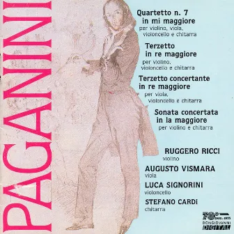 Paganini: Quartetto No. 7 - Terzetto in re maggiore - Terzetto concertante in re maggiore - Sonata concertata in la maggiore by Stefano Cardi