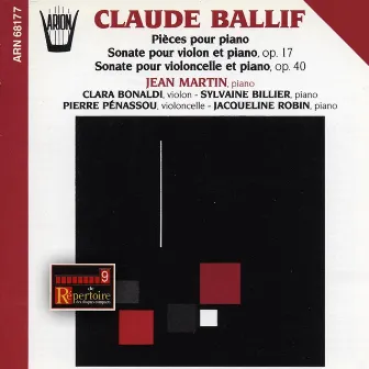 Ballif : Pièces pour piano & sonates by Sylvaine Billier