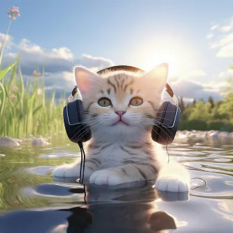 Cats Calm: Binaural Stream Echoes by Cats Music Cradle