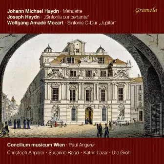 M. Haydn: 6 Minuetti, (P. 70) - J. Haydn: Sinfonia concertante, Hob. I:105 - Mozart: Symphony No. 41, K. 551 by Concilium Musicum Wien