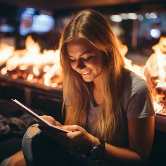 Fuga A La Luz De Las Velas Para Aprender Con Melodías Del Fuego: Música Para Aliviar El Estrés by Efectos de sonido de la madre naturaleza